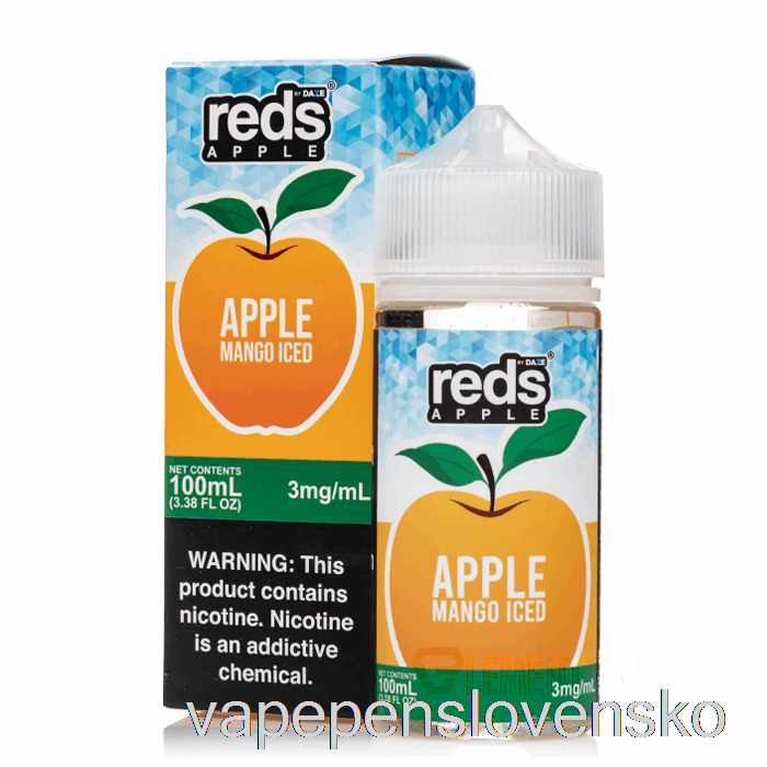 ľadové Mango - E-džús Z červeného Jablka - 7 Omámení - 100 Ml 12 Mg Vape Cigarety